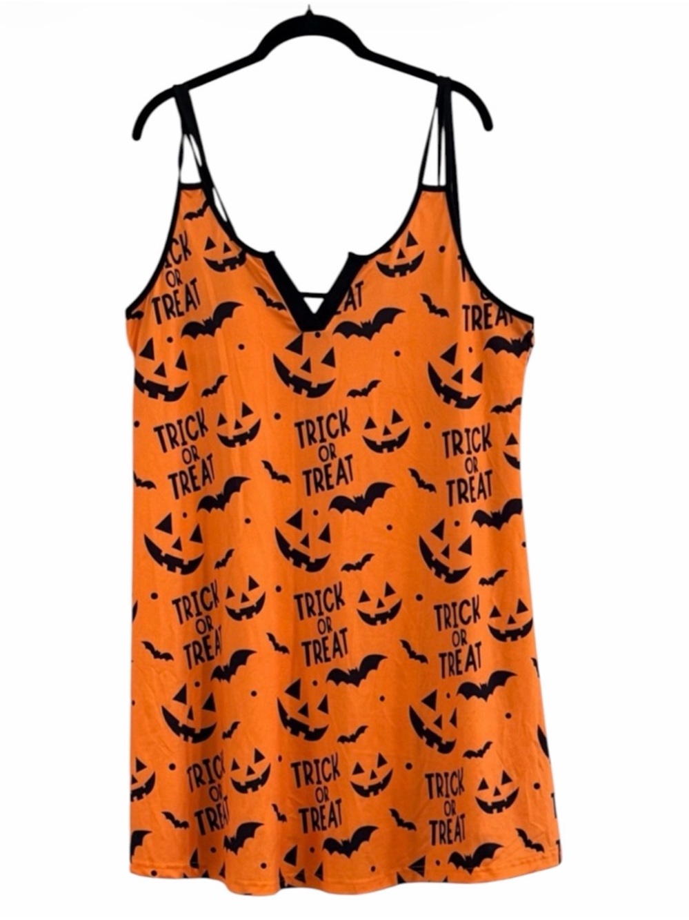 Way to Celebrate Halloween Nightgown Trick or Treat Spooky Pajamas Size XL